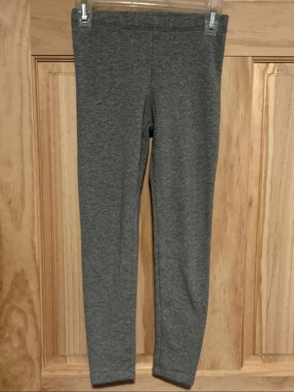 Cat & Jack Heather Gray Girls' Knit Leggings
